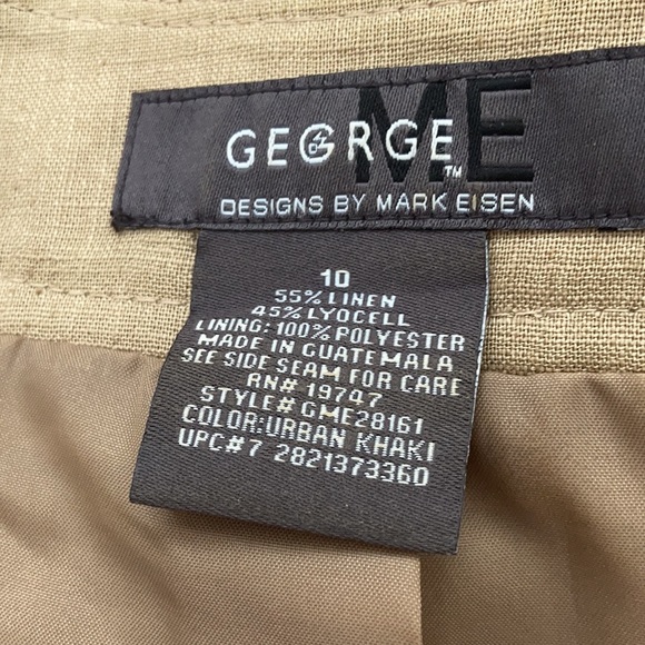 Jacket/blazer or top. Crisp linen with pleats. - Picture 5 of 6